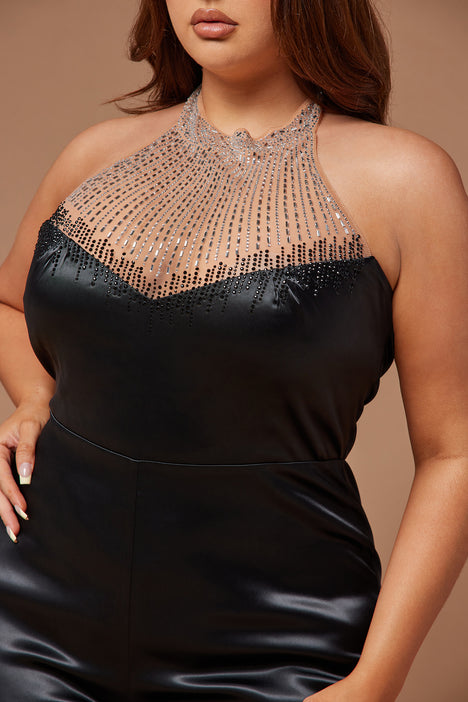 Plus size embellished jumpsuit store
