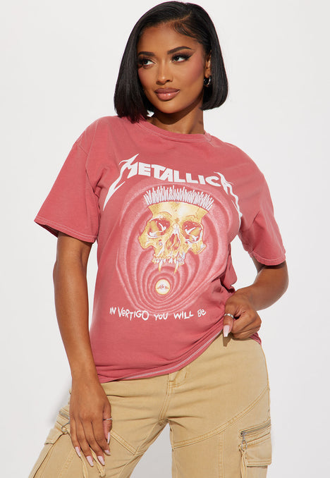 Ladies metallica t shirt clearance