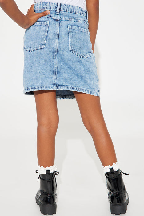 Mock wrap deals mini skirt