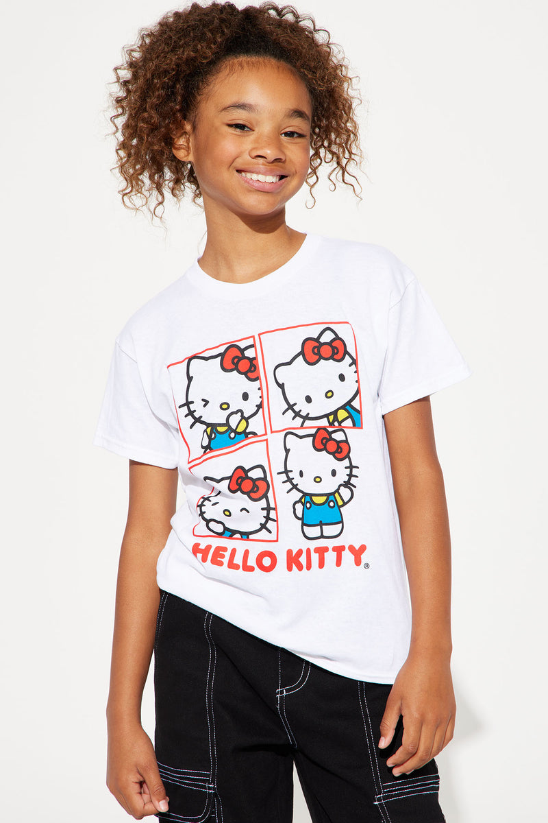 Mini Hello Kitty Emotions Short Sleeve Tee - White | Fashion Nova, Kids ...