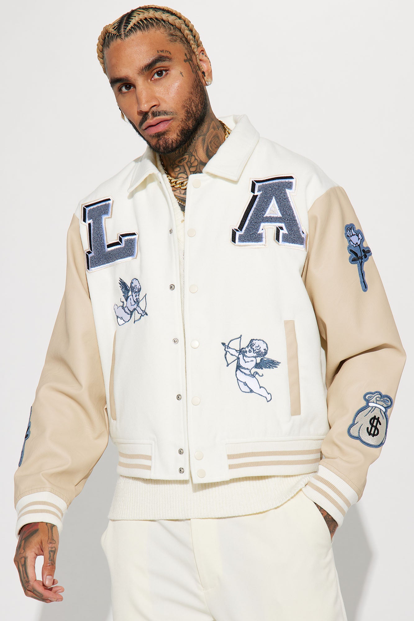 Embroidered Varsity Blouson - Men - Ready-to-Wear