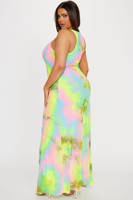 Sky Limitation Maxi Dress Multi Color Fashion Nova Dresses