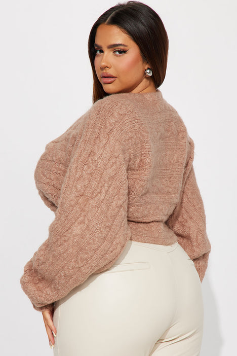 Cross sales over sweater
