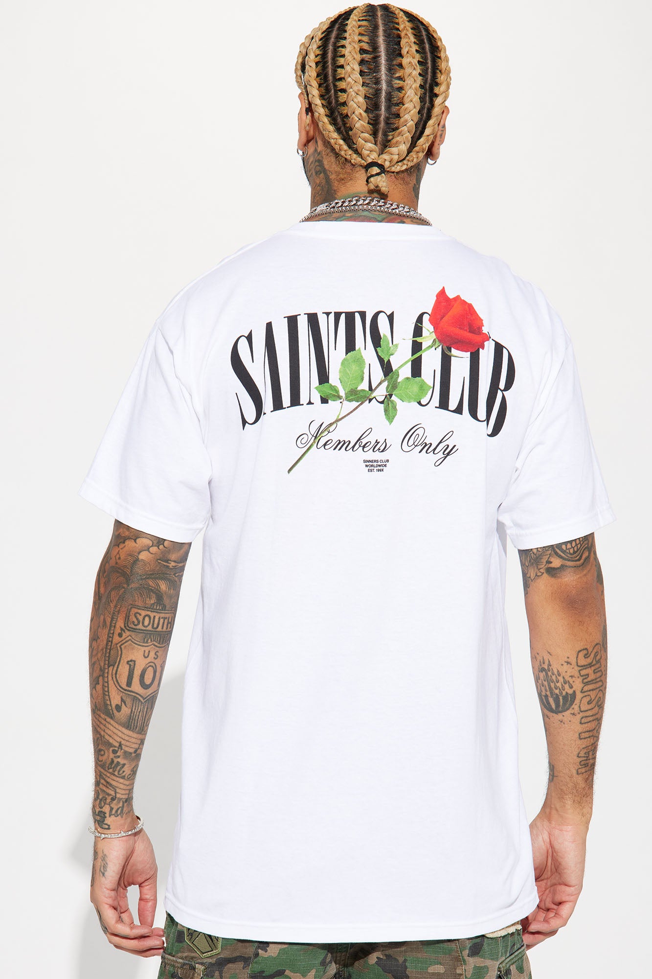 camouflage saints shirt