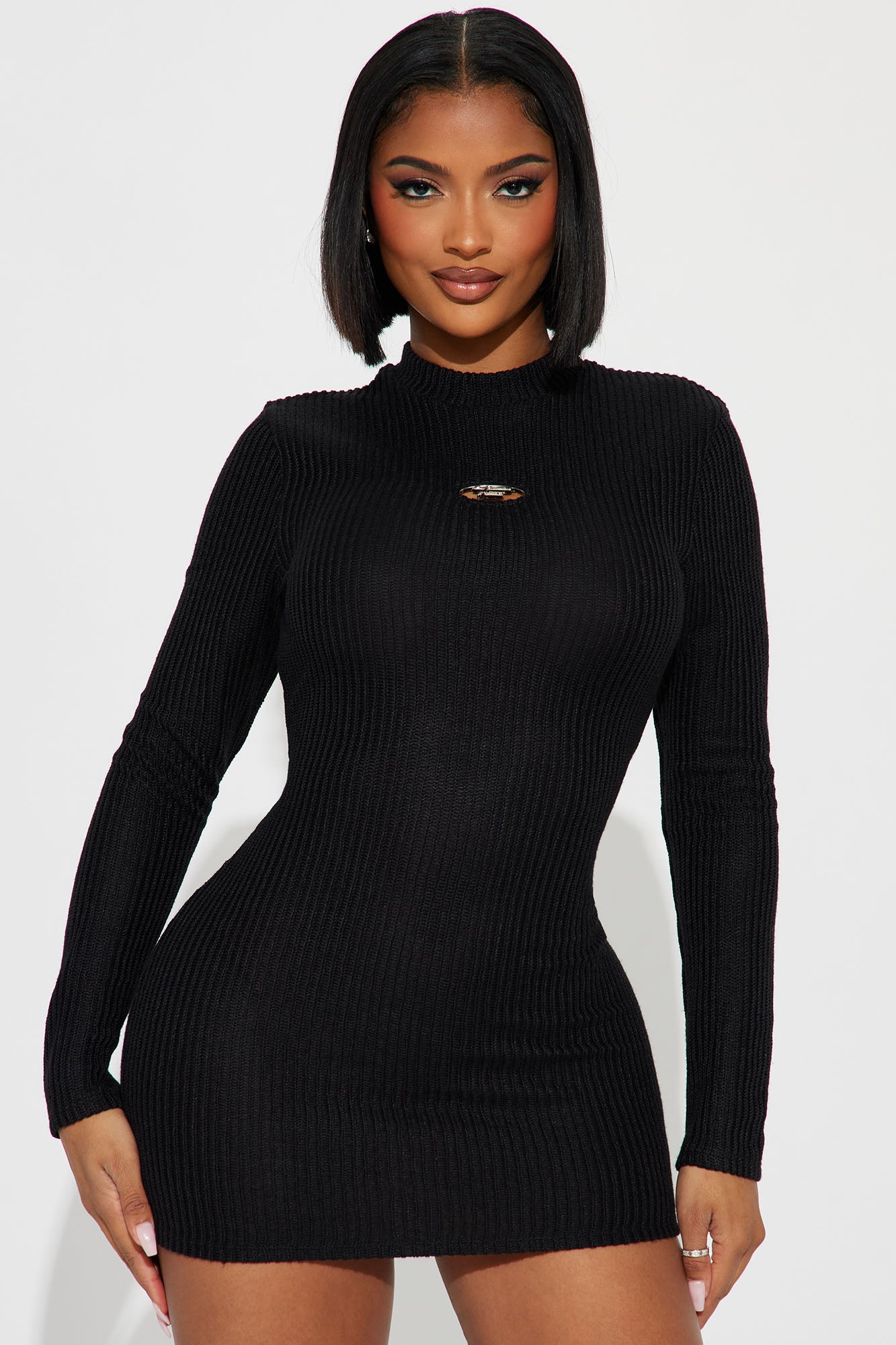 Fashion nova turtleneck dress clearance