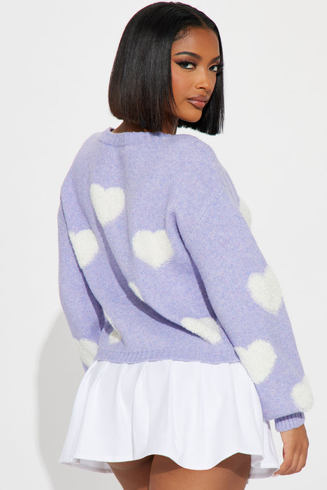 Heart with eyes sweater store