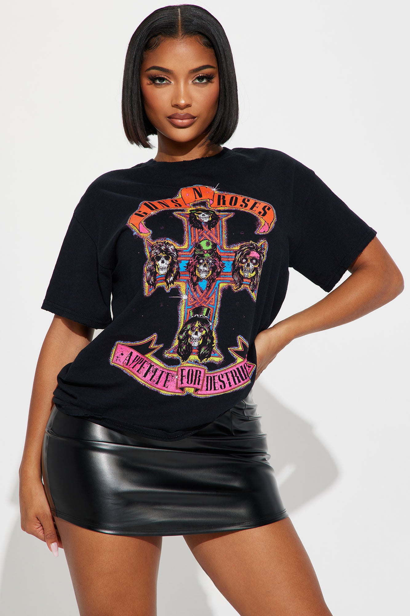 medier at tiltrække kontanter Appetite For Destruction Guns N Roses Tshirt - Black | Fashion Nova,  Screens Tops and Bottoms | Fashion Nova