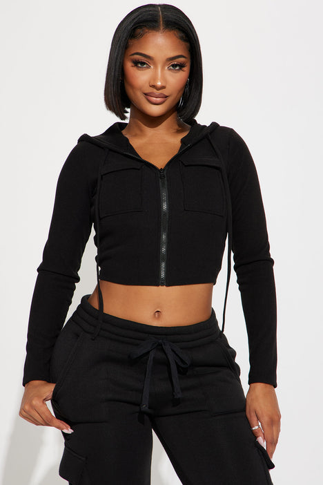 Before Sunrise Lounge Hoodie Black