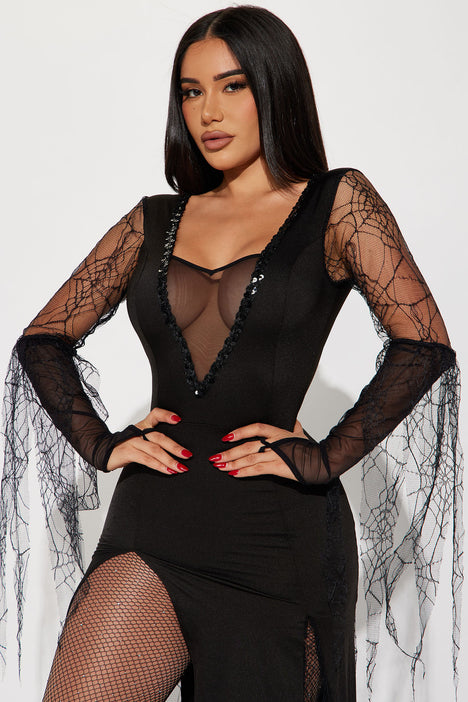 Morticia dress fashion nova cheap