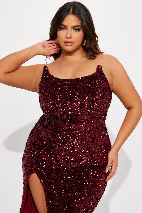 Fashion nova sequin dress shop plus size
