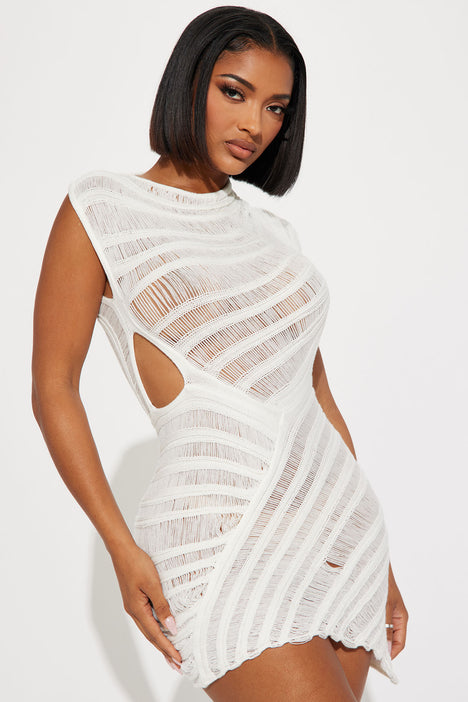 Mystical Sweetie Mini Dress White Fashion Nova Dresses