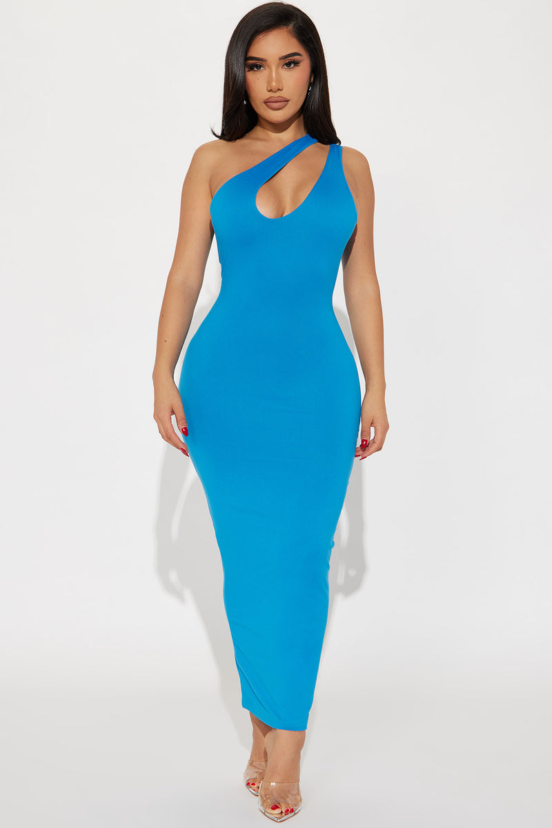 Shea Double Lined Maxi Dress - Blue | Fashion Nova, Dresses | Fashion Nova