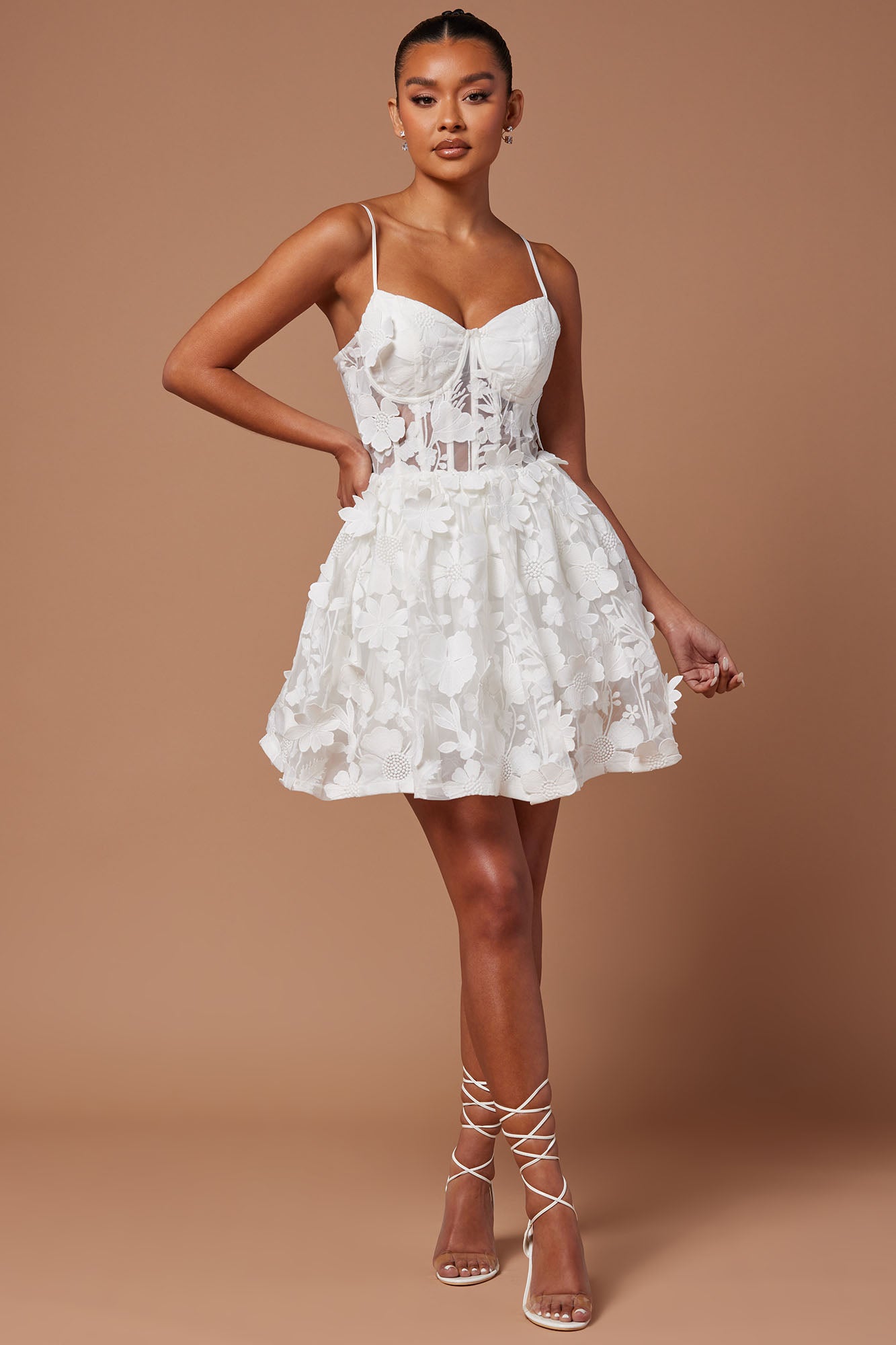 Hedy White Satin Corset Dress  Satin corset dress, Corset dress, White  corset dress