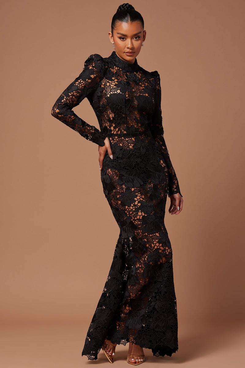 Nikka Lace Gown - Black | Fashion Nova, Luxe | Fashion Nova