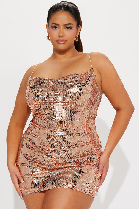 Fashion nova sequin dress plus size clearance