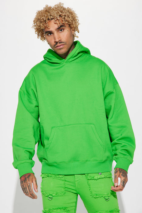 Green hoodie best sale oversized
