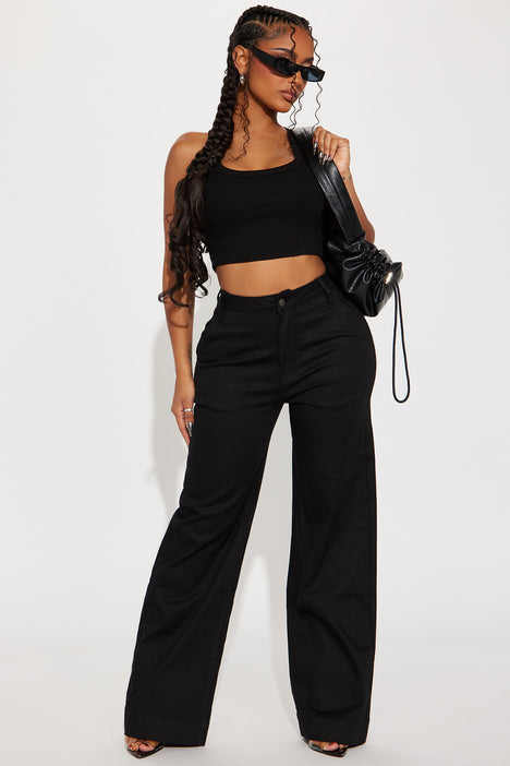 Fashion nova wide leg pants store