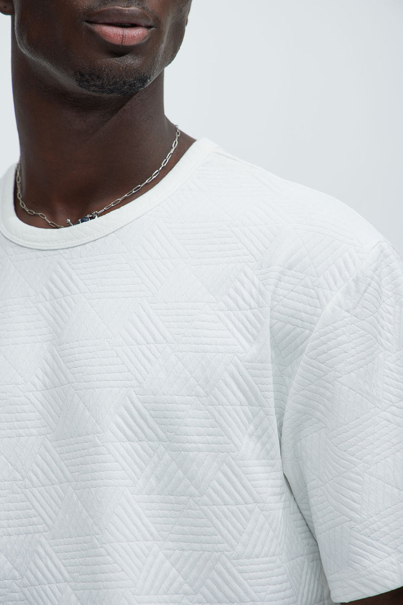 Textured Tees Kodi Textured Relaxed Tee - White | Fashion Nova, Mens Tees & Tanks ...