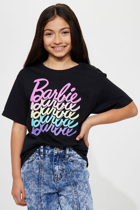 Mini Barbie Brand Tee Black Fashion Nova Kids Tops T Shirts