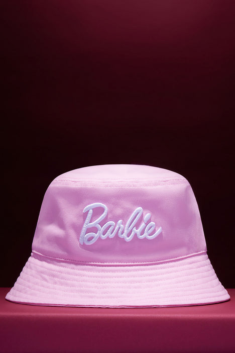 Ladies Barbie Pink Bucket Hat For Women Barbie Pink Cap Fisherman Fishing  Bucket Hat Embroidered Cap