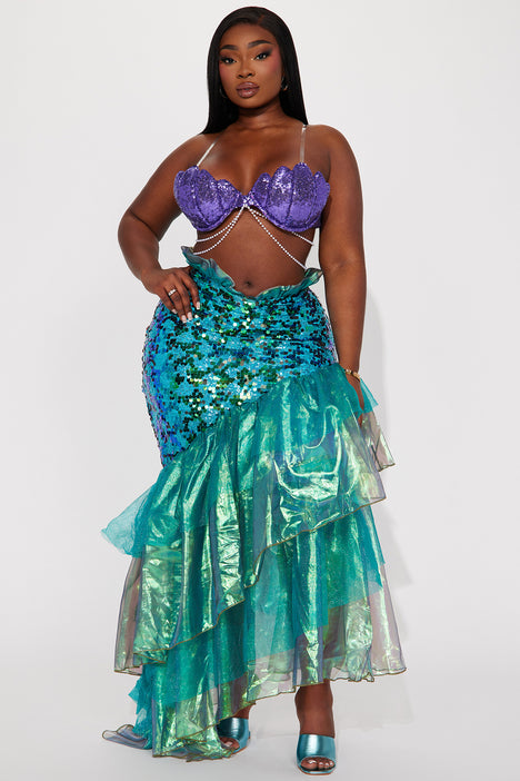 Plus size online mermaid costume