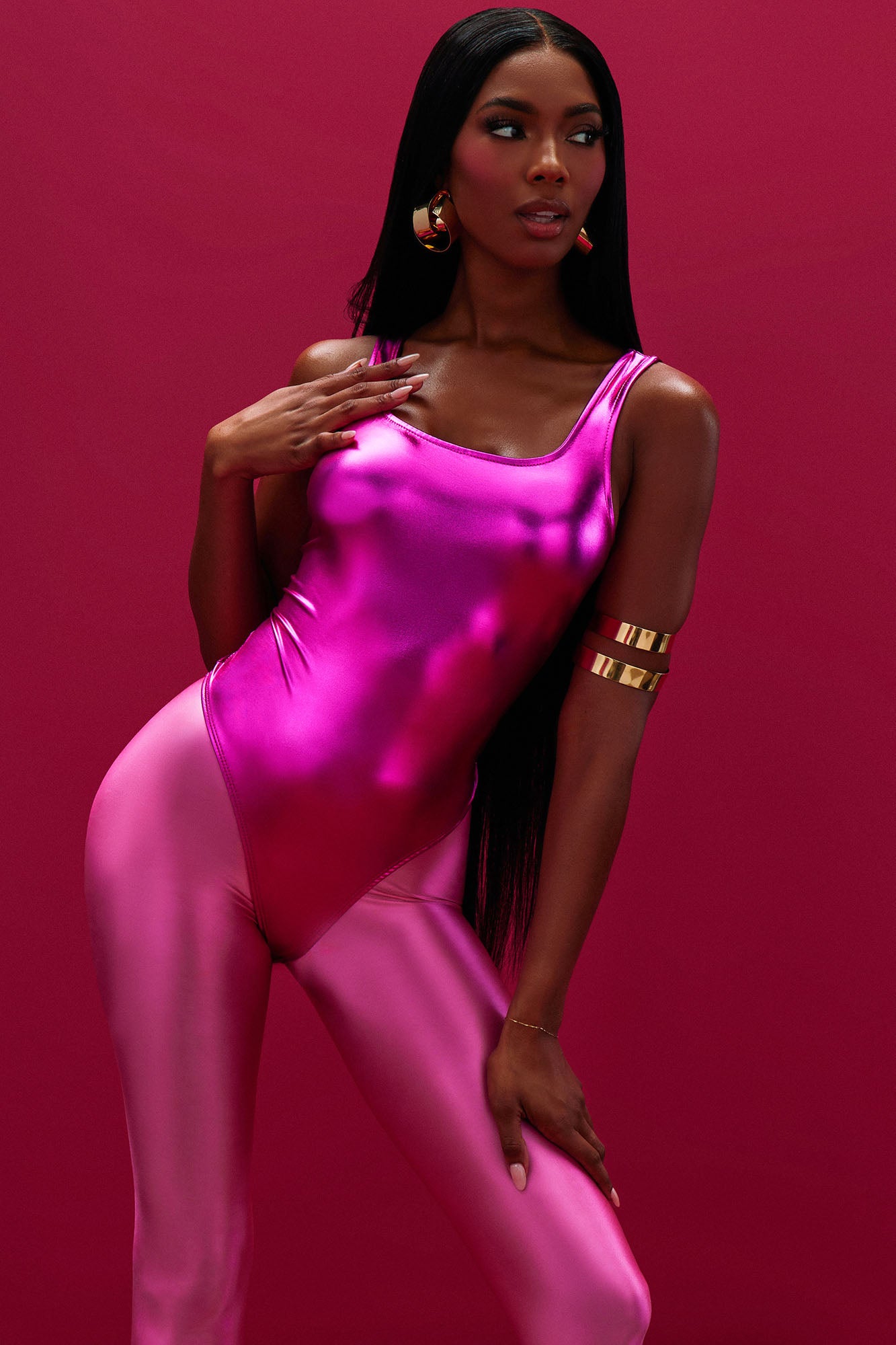 Fuchsia bodysuit best sale