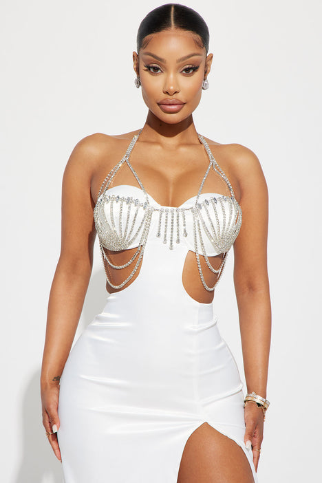 Fashion nova white party dresses clearance