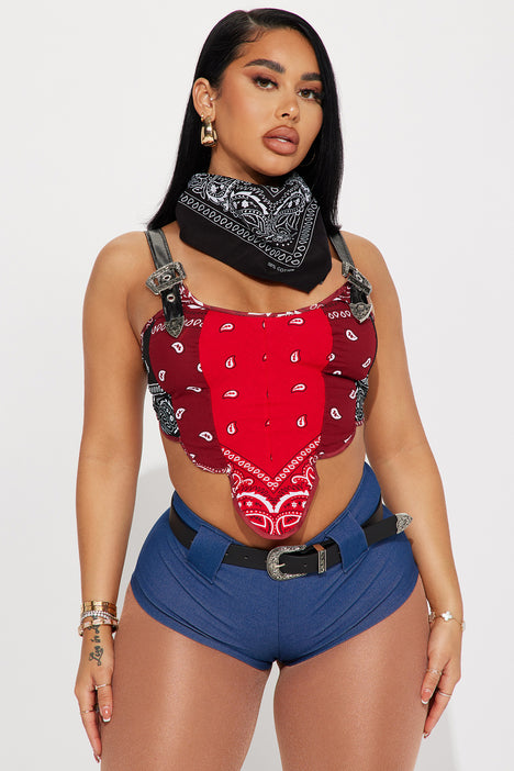 Red best sale cowgirl costume