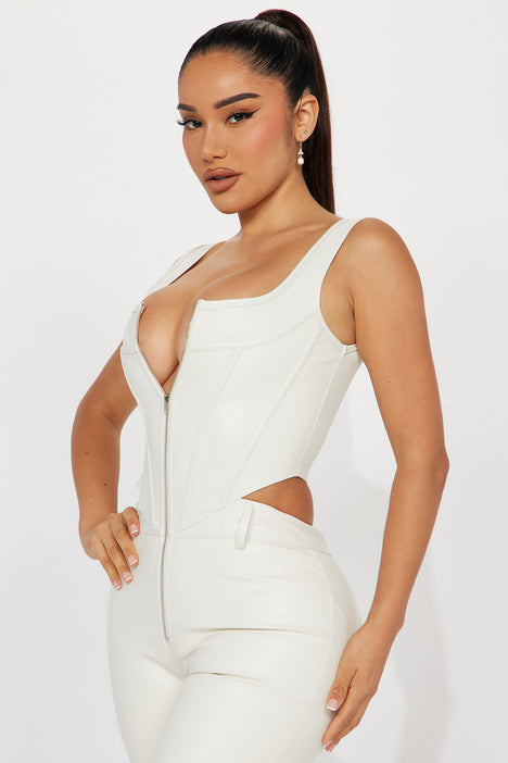 Fashion nova hot sale ivory jumpsuit