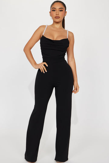 Fashion nova wide leg jumpsuit sale