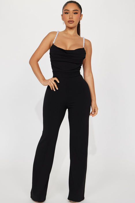 Fashion nova shop jumpsuits black