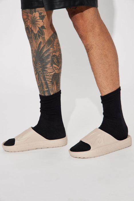 Adidas slides nude on sale