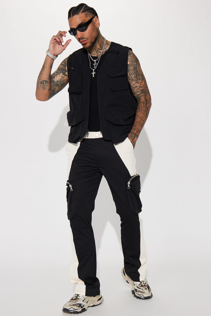 Hard To Miss Ripstop Tactical Cargo Vest Black Fashion Nova, Mens