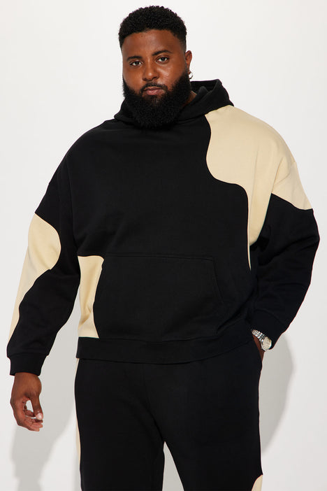 Oversized hoodie mens black on sale