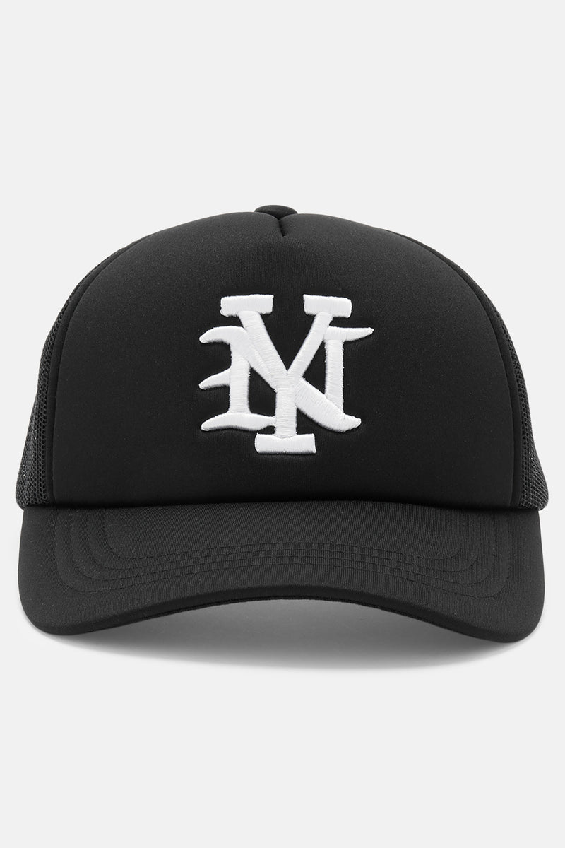 NY Trucker Hat Black Fashion Nova, Mens Accessories Fashion Nova