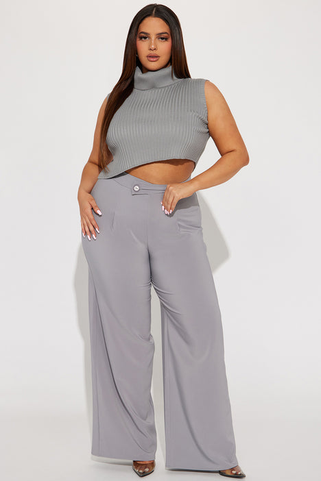 Xtra Fly Dress Pant Grey Fashion Nova Pants Fashion Nova