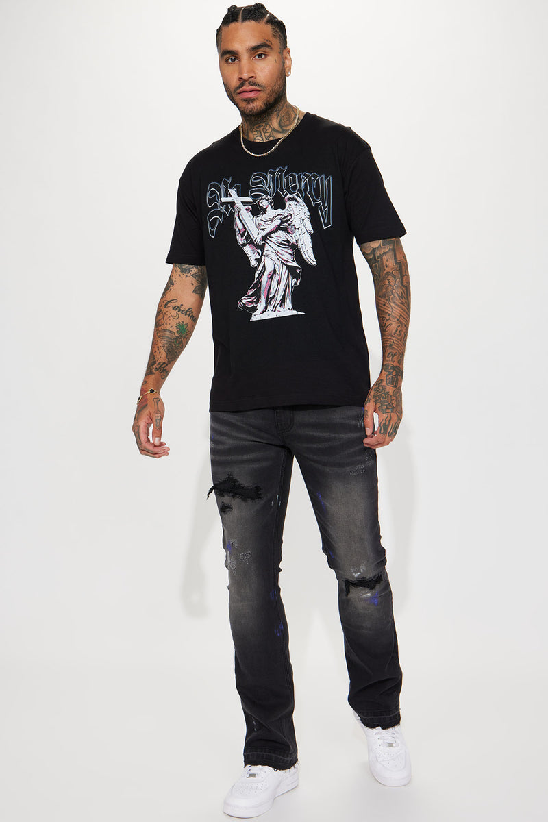 Mercy Short Sleeve Tee - Black | Fashion Nova, Mens Graphic Tees ...