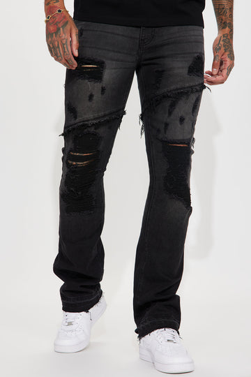 Ripped black jeans fashion nova sales