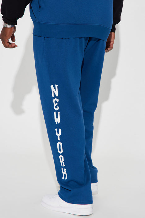 NY Script Straight Sweatpant Fashion Bottoms Nova, | Fashion - Navy Nova Fleece Mens 