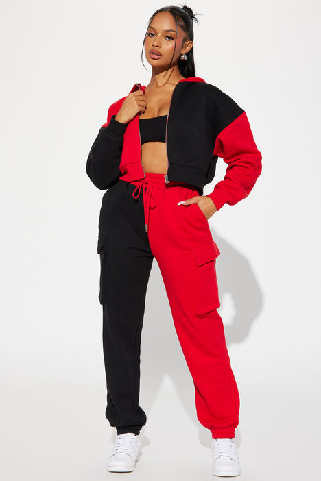 Fashion nova discount red hoodie