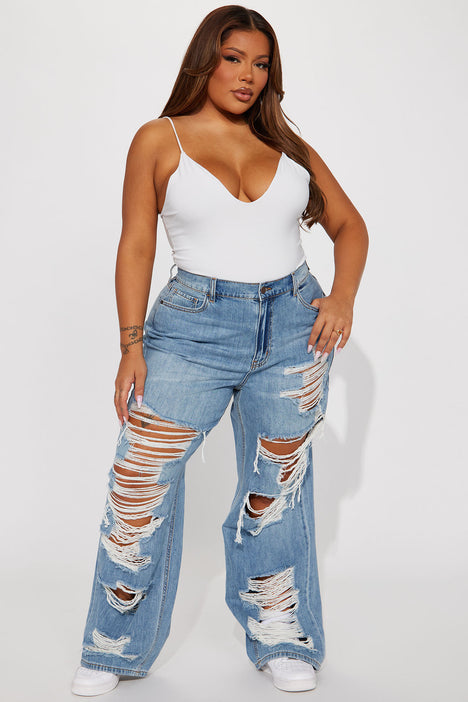 Non stretch plus hot sale size jeans