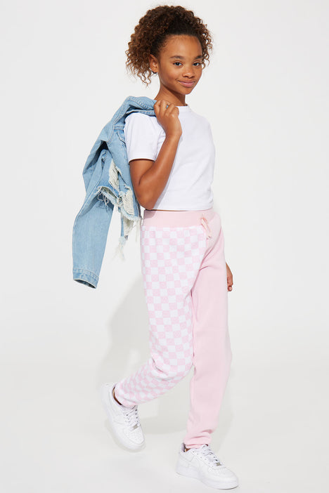 Womens check joggers store