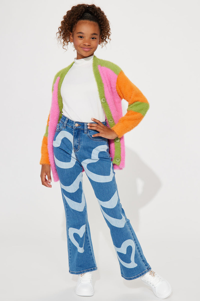 Mini Crazy Talk Colorblock Sweater - Hot Pink/combo | Fashion Nova ...
