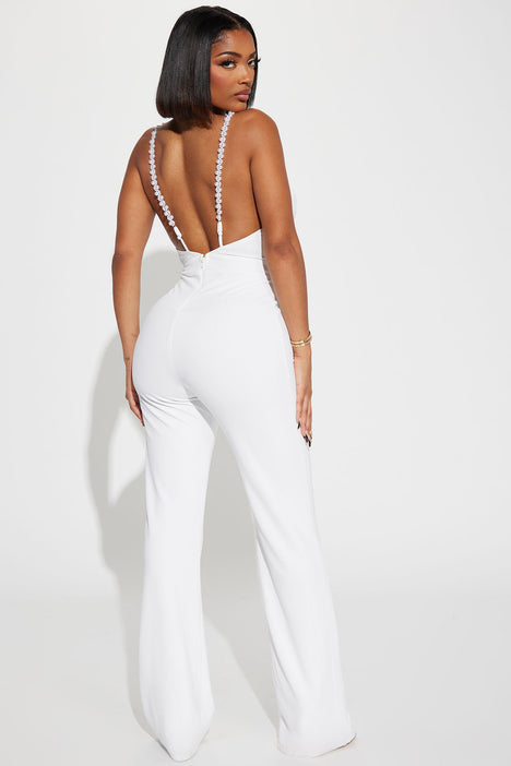 Fashion nova hot sale ivory jumpsuit