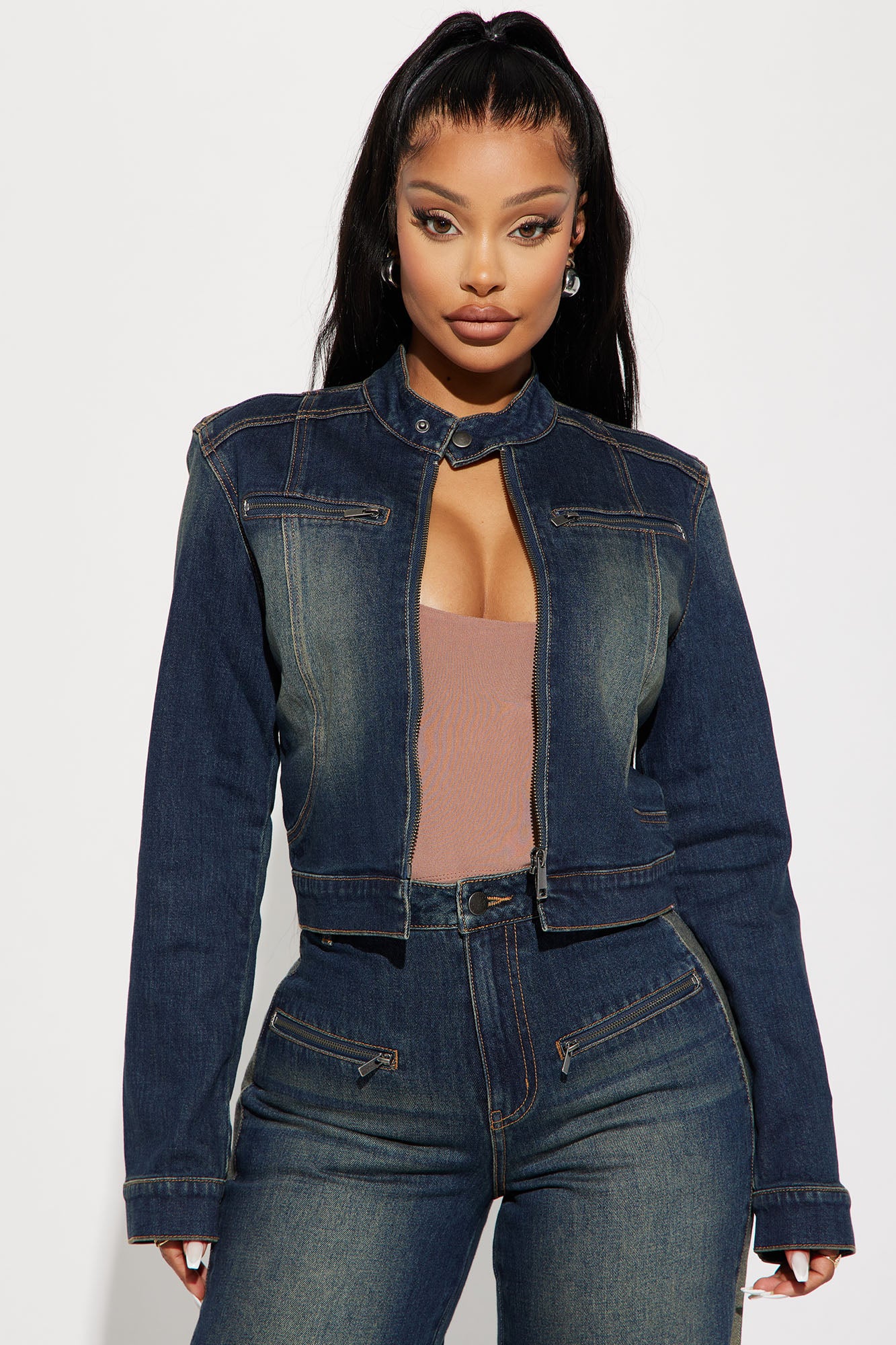 Vicki Tank  Clothes, Fashion inspo outfits, Dark wash denim jacket