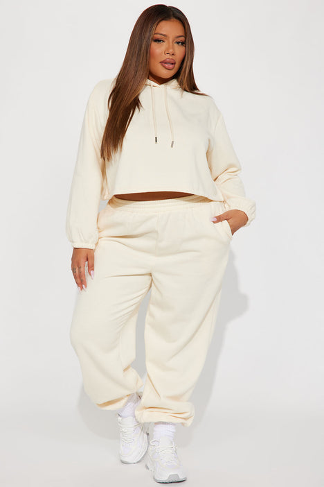 Cream jogger clearance set