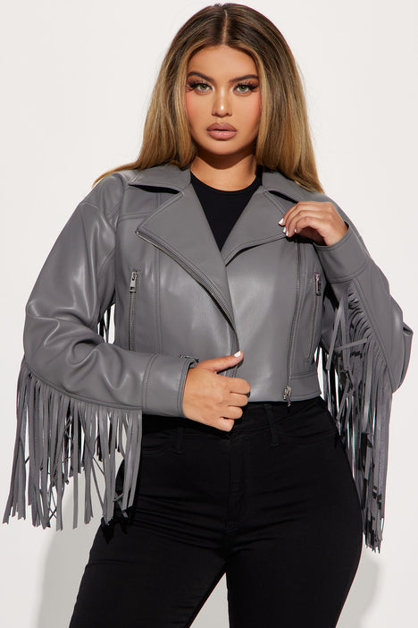 Womens leather swing coats sales