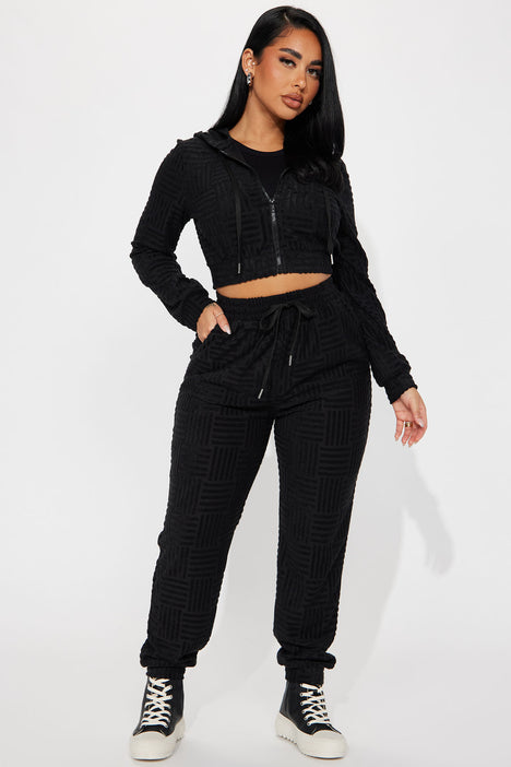 Fashion nova top joggers set