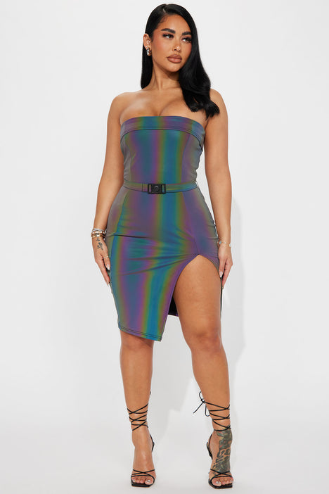Fashion nova sales rainbow dress