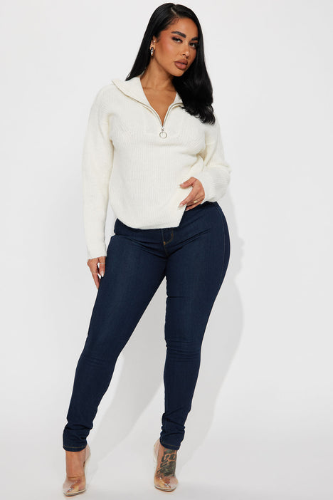 Off white deals quarter zip